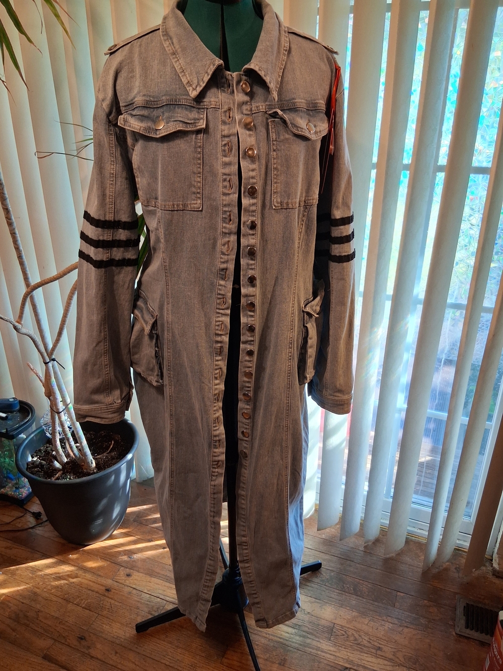 Full-length denim dress/duster from Roma Brand